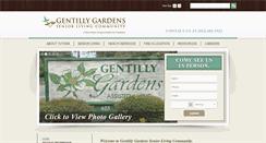 Desktop Screenshot of gentillygardens.com